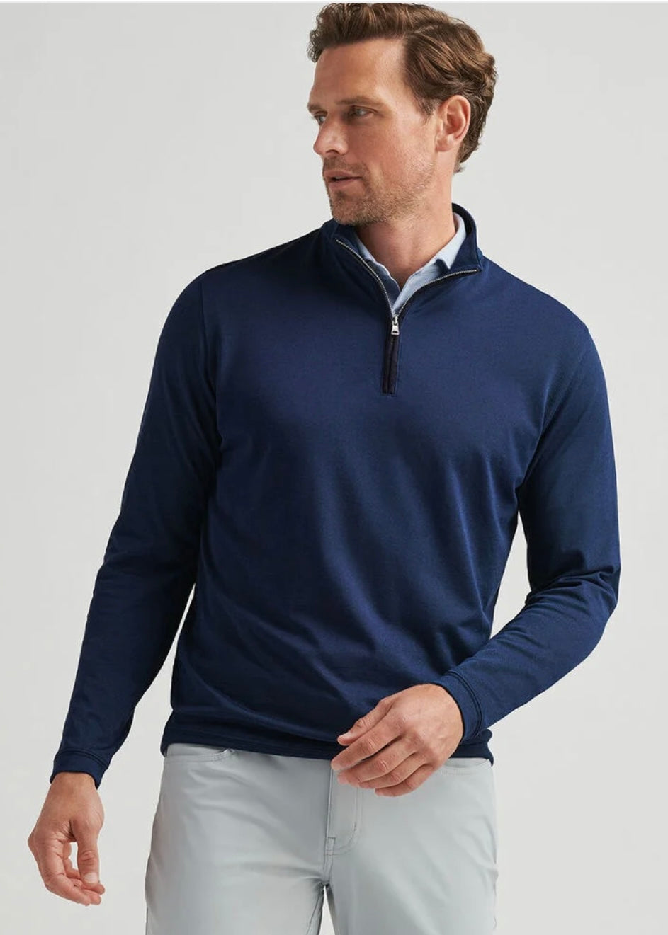 Peter Millar Albatross Pique 1/4 Zip