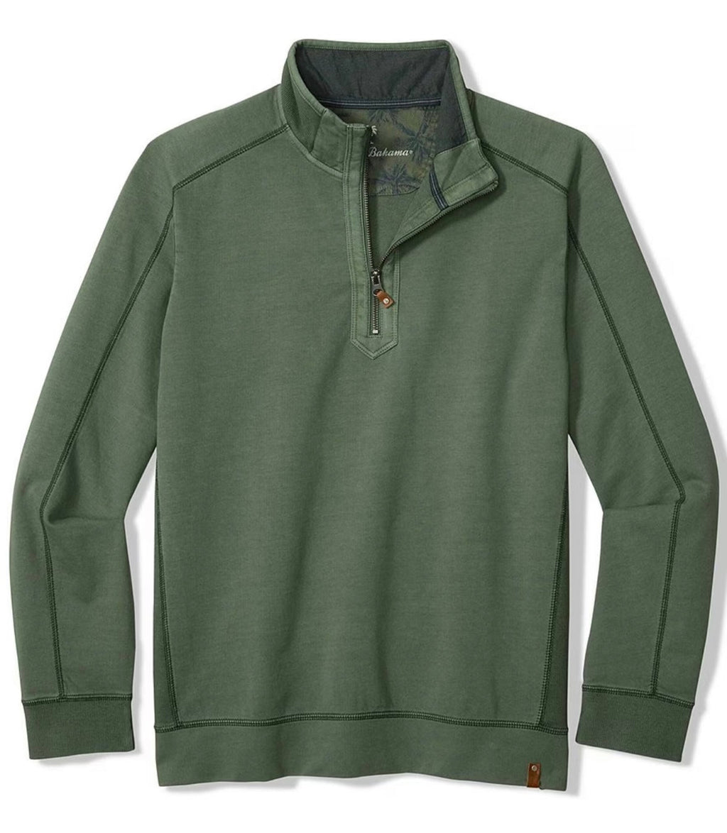 Tommy Bahama Ben & Terry Half-Zip Sweatshirt