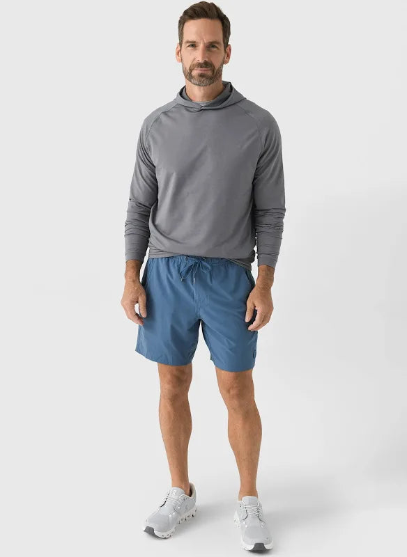 Peter Millar Pine Sugar Stripe Perf Hoodie